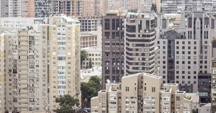 Apartment buildings in Kyiv